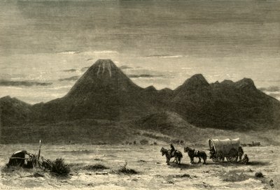 Lassens Butte, Sacramento Valley, 1872 by Alfred Harral