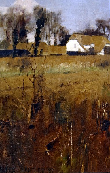 Open Air Landscape by Alfred Hartley