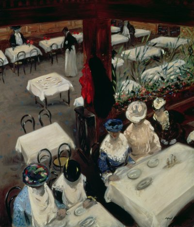 In a Cafe by Alfred Henry Maurer