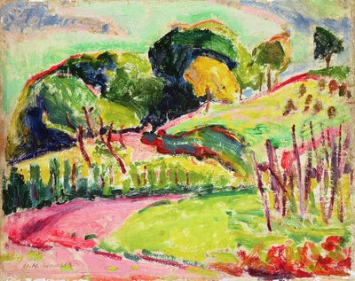 Landscape with Hills by Alfred Henry Maurer