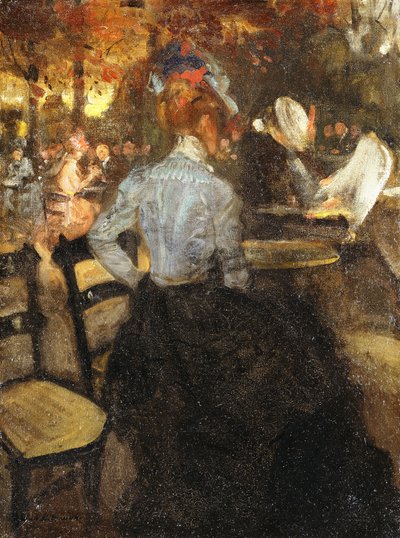 The Cafe by Alfred Henry Maurer