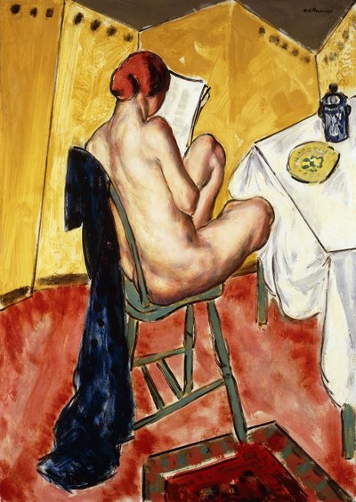 The Yellow Screen by Alfred Henry Maurer