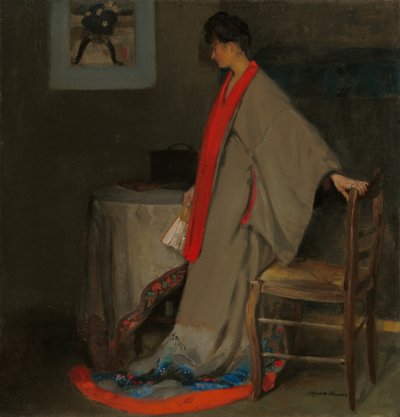 Young Woman in Kimono by Alfred Henry Maurer