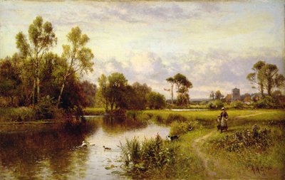 Near Thursby, Yorkshire by Alfred Jr. Glendening