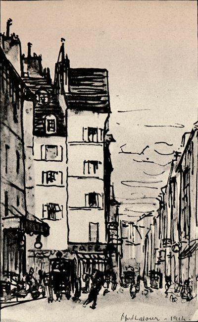 Rue de Seine by Alfred Latour