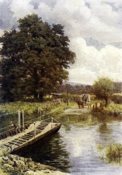 Bablock Hythe Ferry by Alfred Robert Quinton