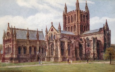 Hereford Cathedral, from North East by Alfred Robert Quinton