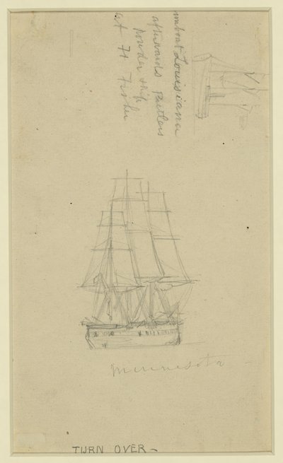 The Louisiana and Minnesota by Alfred Rudolph Waud