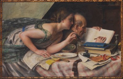 The poet and his muse by Alfred Schwarzschild