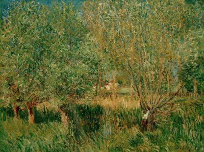 Willows on the Bank of the Orvanne by Alfred Sisley