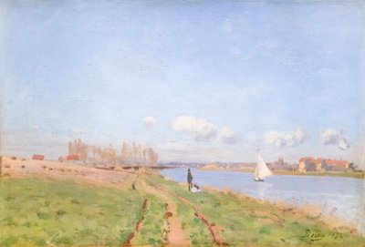 Banks of the Seine at Argenteuil by Alfred Sisley