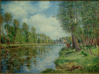 Banks of the Loing by Alfred Sisley