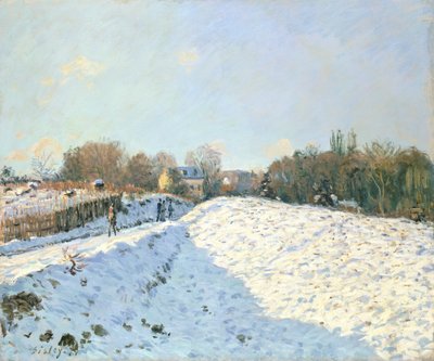 Effect of Snow at Argenteuil by Alfred Sisley