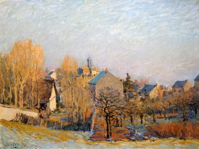 Frost in Louveciennes by Alfred Sisley