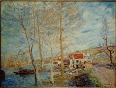 The Flood at Moret by Alfred Sisley