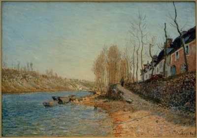 The White Cross at Saint-Mammès by Alfred Sisley