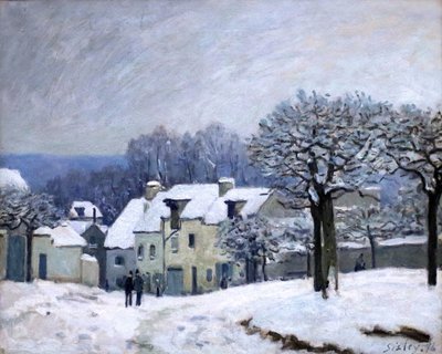 The Place du Chenil at Marly by Alfred Sisley