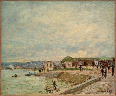The Seine at Point-du-Jour by Alfred Sisley