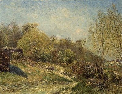 Landscape by Alfred Sisley