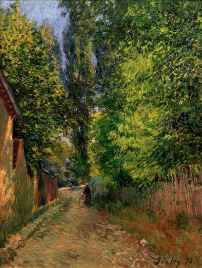 The Surroundings of Louveciennes by Alfred Sisley