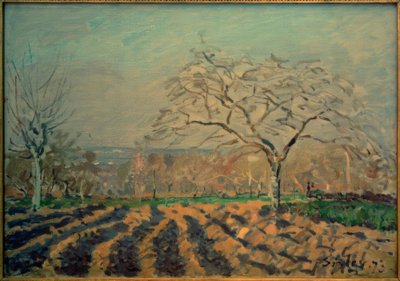 The Furrows by Alfred Sisley