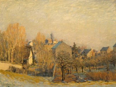 Frost in Louveciennes by Alfred Sisley
