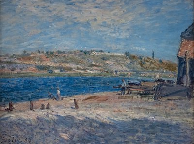 River Banks at Saint-Mammès by Alfred Sisley