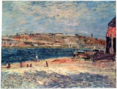 River Banks at Saint-Mammès by Alfred Sisley