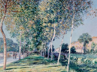 Road to Louveciennes by Alfred Sisley