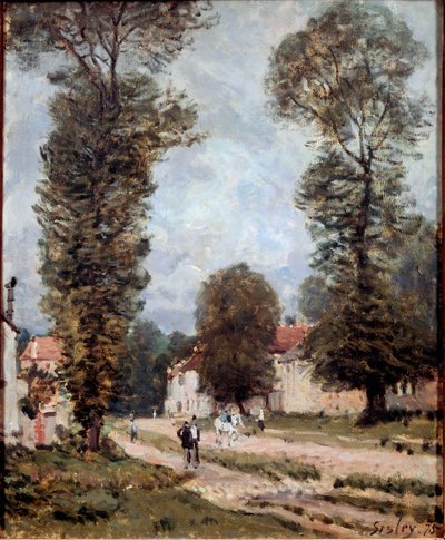 Road to Versailles by Alfred Sisley