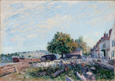 Saint-Mammès. Morning by Alfred Sisley
