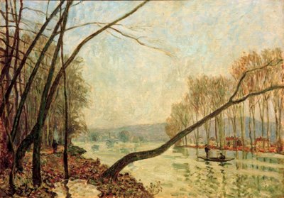 Seine Banks in Autumn by Alfred Sisley
