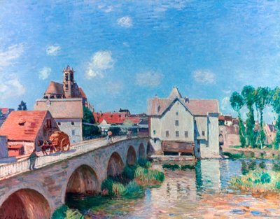 The Bridge at Moret, 1893 by Alfred Sisley