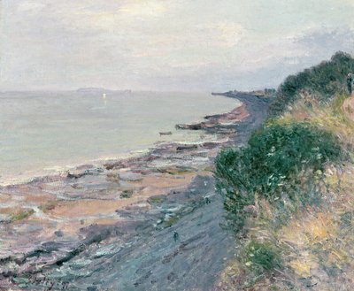 The Cliff at Penarth, Evening, Low Tide by Alfred Sisley