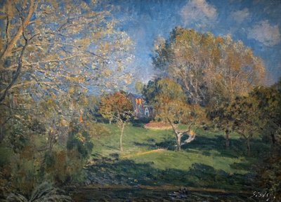 The Garden of Hoschede by Alfred Sisley