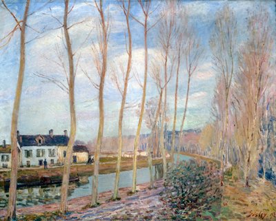 The Loing Canal by Alfred Sisley