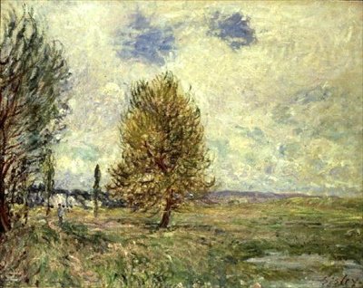 The Plain at Veneux-Nadon by Alfred Sisley