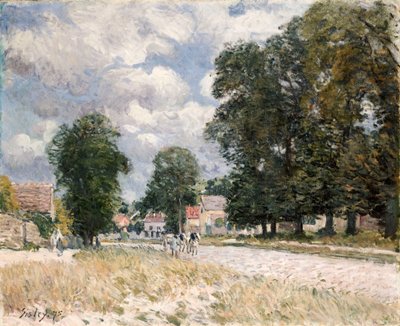 The Road to Marly-le-Roi by Alfred Sisley
