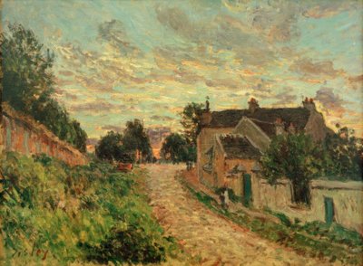 A Path in Louvecienne by Alfred Sisley