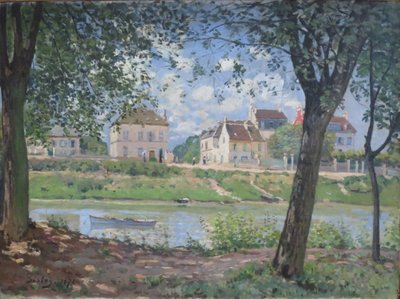 Villeneuve-la-Garenne by Alfred Sisley