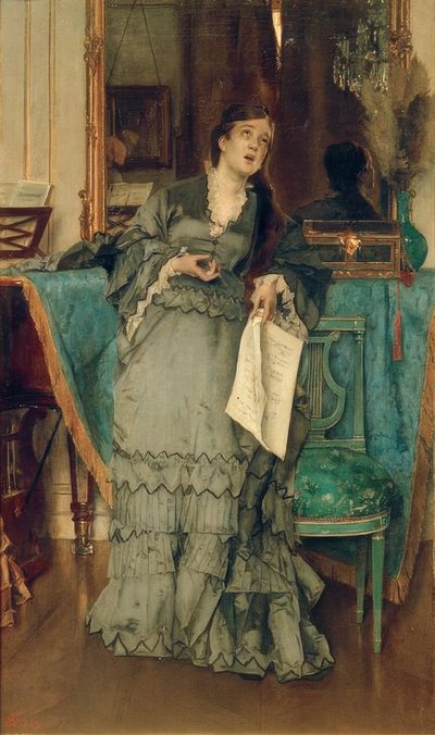 The Prima Donna by Alfred Emile Stevens