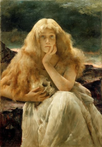 A. Stevens, Mary Magdalene by Alfred Emile Stevens