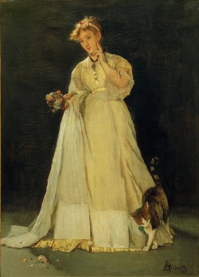Ophelia or The Torn Bouquet by Alfred Emile Stevens