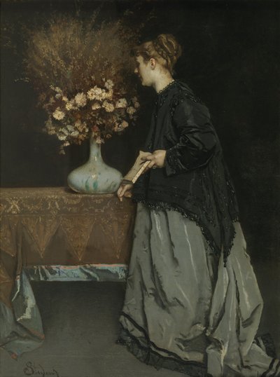 Autumn Flowers by Alfred Emile Stevens