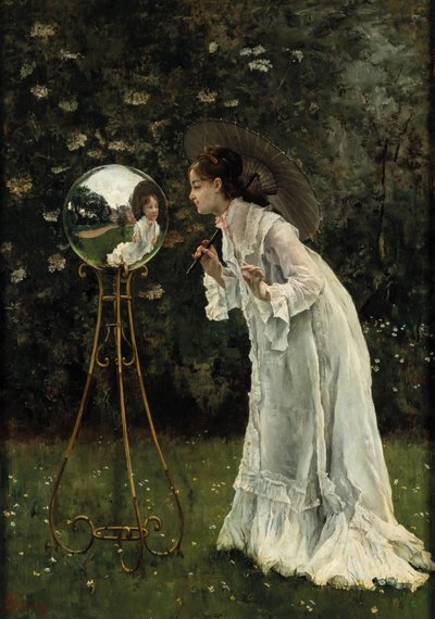 The Silver Ball by Alfred Emile Stevens