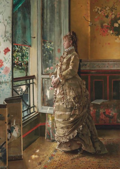 Melancholy by Alfred Emile Stevens