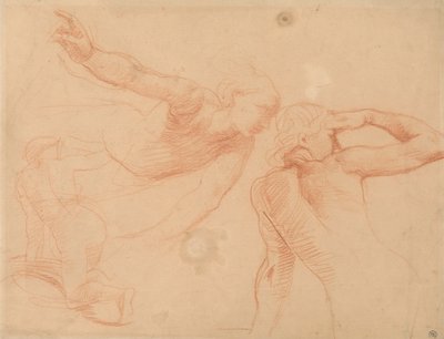 Study of Three Figures in Movement by Alfred Emile Stevens