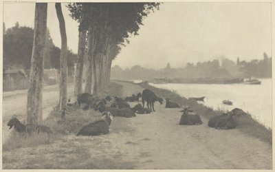 On the Seine—Near Paris by Alfred Stieglitz