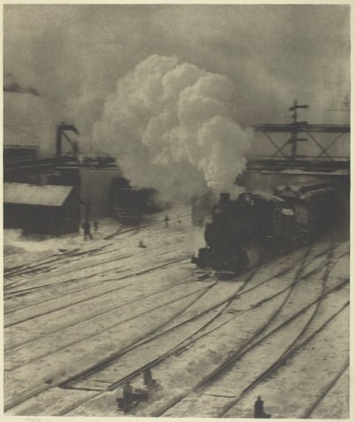 The Railroad Yard, Winter by Alfred Stieglitz