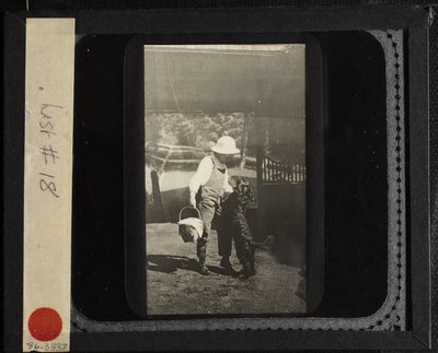 Untitled (Niece Elizabeth with "Inky" at Oaklawn) by Alfred Stieglitz
